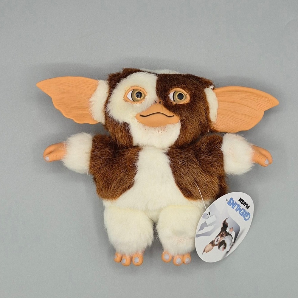 NECA Gremlins Gizmo Mogwai Plush Plastic Face Ears Hands Feet 2011 Warner Bros